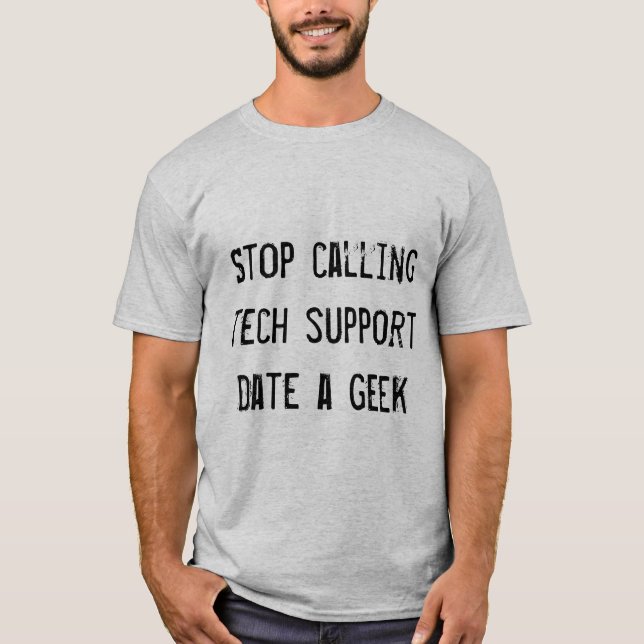 Datum eines Geek T-Shirt (Vorderseite)