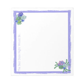 Datum Nacht Ideennotiz Pad Notizblock