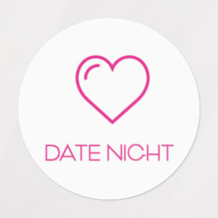 Datum Night Planner / Organisationsaufkleber / Lab Etiketten