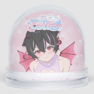 Datum Offizieller Catboy Schneekugeln