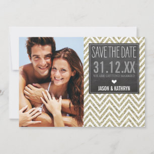 DATUM VORLÄUFIG SPEICHERN Schiefertafel Chevron Gl Save The Date