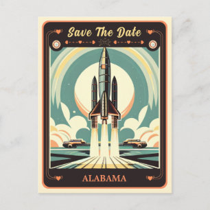 Datum vormerken Alabama-Einladung Postkarte