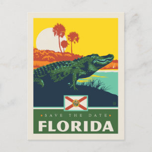 Datum vormerken Florida Einladungspostkarte