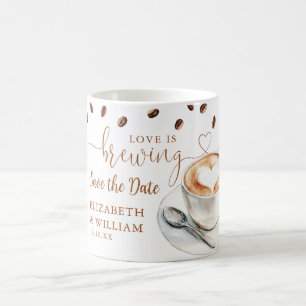 Datum Vormerken - Liebe ist im Anflug Kaffeetasse