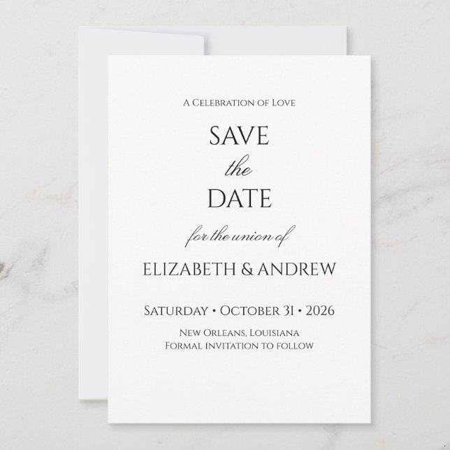 Datum vormerken save the date (Vorderseite)