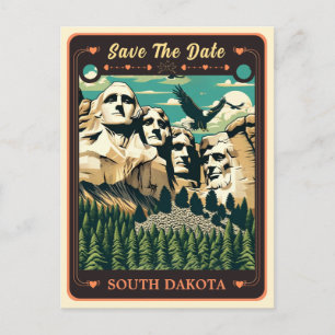 Datum vormerken South-Dakota-Einladung Postkarte