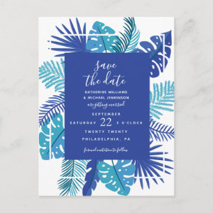 Datum vormerken   Tropische Hochzeit Postkarte