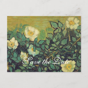 Datum vormerken, van Gogh Wilde Rosen Ankündigungspostkarte
