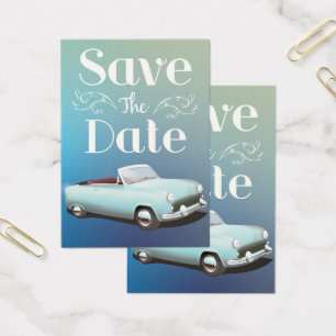 Datum vormerken Vintage Oldtimer