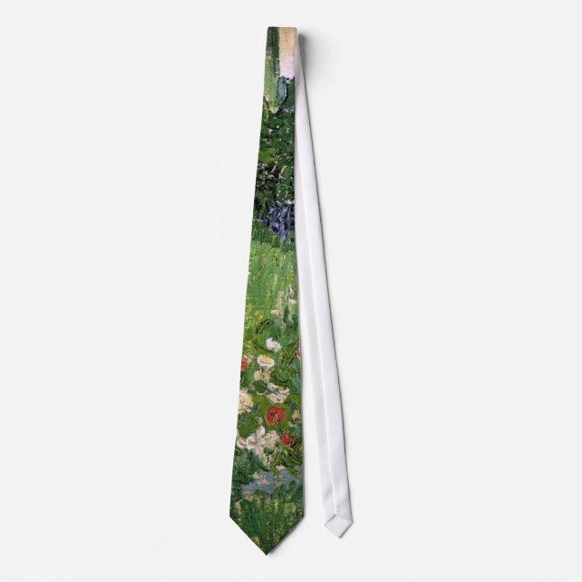 Daubigny's Garden Van Gogh Fine Art Krawatte (Vorderseite)