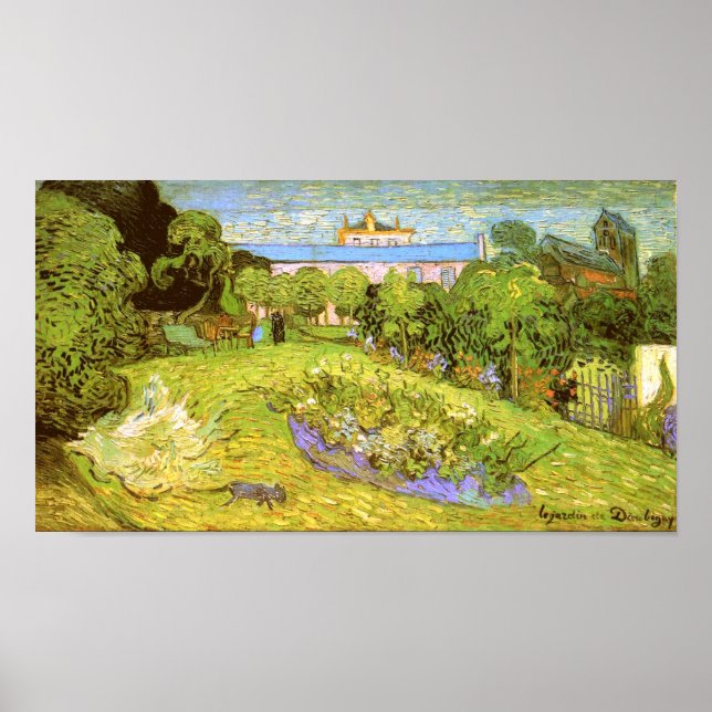 Daubigny's Garden Van Gogh Fine Art Poster (Vorne)