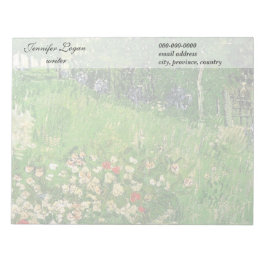 Daubigny's Garden, Vincent Van Gogh. schön Notizblock