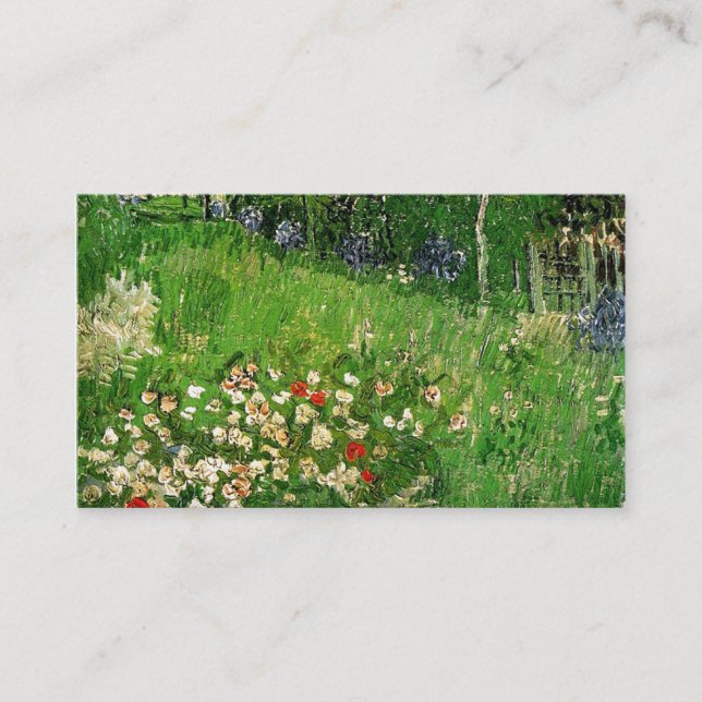 Daubigny's Garden, Vincent Van Gogh. schön Visitenkarte (Vorderseite)