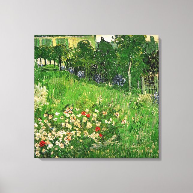 Daubigny's Garden von Van Gogh Leinwanddruck (Vorderseite)