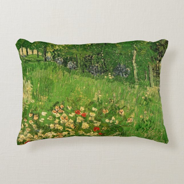 Daubigny's Garden von Vincent van Gogh, Le Jardin Dekokissen (Vorderseite)