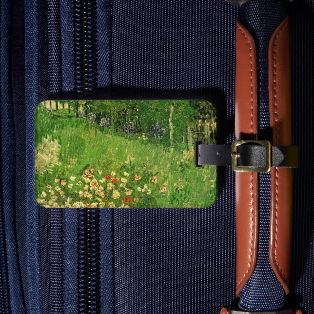 Daubigny's Garden von Vincent van Gogh, Le Jardin Gepäckanhänger (Vorderseite Insitu 4)