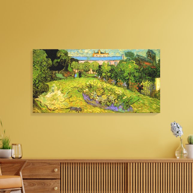 Daubigny's Garden von Vincent van Gogh, Le Jardin Leinwanddruck (Insitu (Wohnzimmer))