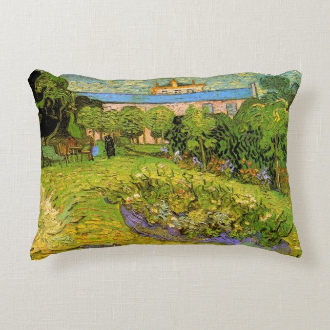 Daubigny's Garden von Vincent van Gogh, Le Jardin Zierkissen (Vorderseite)