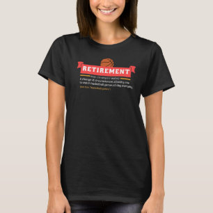 Dauer der Altersbestimmung für Basketball T-Shirt