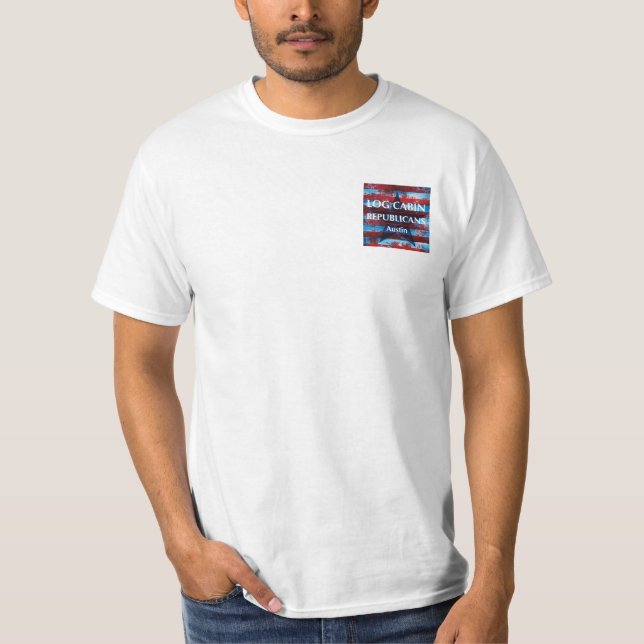 Dauerbetrieb-Restbild Austin UnisexT - Shirt-Front T-Shirt (Vorderseite)