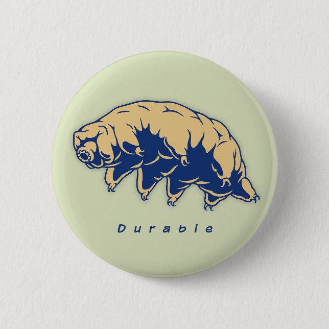 Dauerhaft - Tardigrade Button (Vorderseite)