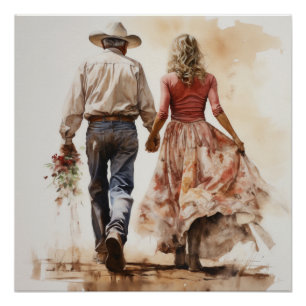 Dauerhafte Cowboy-Weisheit: Das Vermächtnis des We Poster