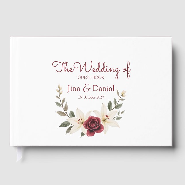 Dauerhafte Liebe Gästebuch (Vorderseite)