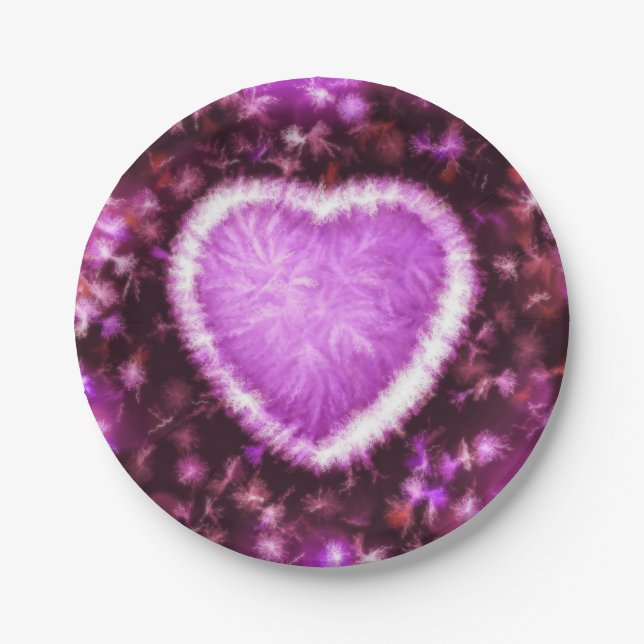 Dauerhafte Liebe Pappteller (Vorderseite)