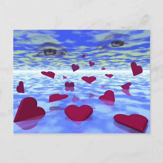 Dauerhafte Liebe Postkarte (Vorderseite)