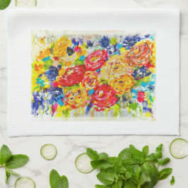 Dauerhafter Impressionen Teetuch Geschirrtuch