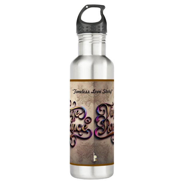 "Dauernde Embrace der Liebe" Edelstahlflasche (Vorderseite)