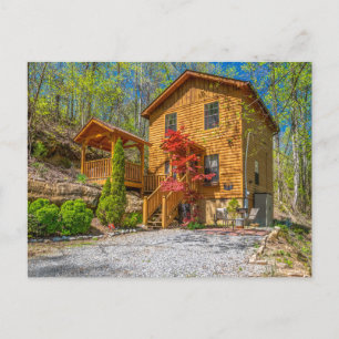 Dauerreise Hochzeitsreise Postkarte