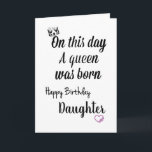 **DAUGHTER** BESONDERE "SIE" UND SONDERTAG "BIRTHT KARTE<br><div class="desc">LASS "DEINE BESONDERE **DAUGHTER**" WEISS,  WIE VIEL SIE BEDEUTET,  "DICH" AUF IHREN SEHR BESONDEREN TAG MIT DIESER LOVELY CARD</div>