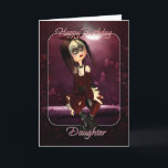 Daughter Birthday Card - Moonies Rag Doll Goth - G Karte<br><div class="desc">Daughter Birthday Card - Moonies Rag Doll Goth - Gothic</div>