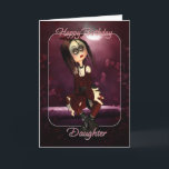 Daughter Birthday Card - Moonies Rag Doll Goth - G Karte<br><div class="desc">Daughter Birthday Card - Moonies Rag Doll Goth - Gothic</div>