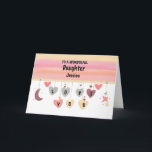 Daughter Birthday Hearts Moon Stars Karte<br><div class="desc">Diese individuell gestaltbare Geburtstagskarte, die auf Ihre geliebte Tochter zugeschnitten ist, strahlt mit süßem Charme und herzlicher Stimmung aus. Mit einem handbemalten Aquarellmotiv präsentiert es eine reizvolle Farbpalette in Rosa, Orange und Gelb, die hängende Herzen, einen ruhigen Mond und funkelnde Sterne darstellt und eine faszinierende Szene schafft, die Ihre endlose...</div>