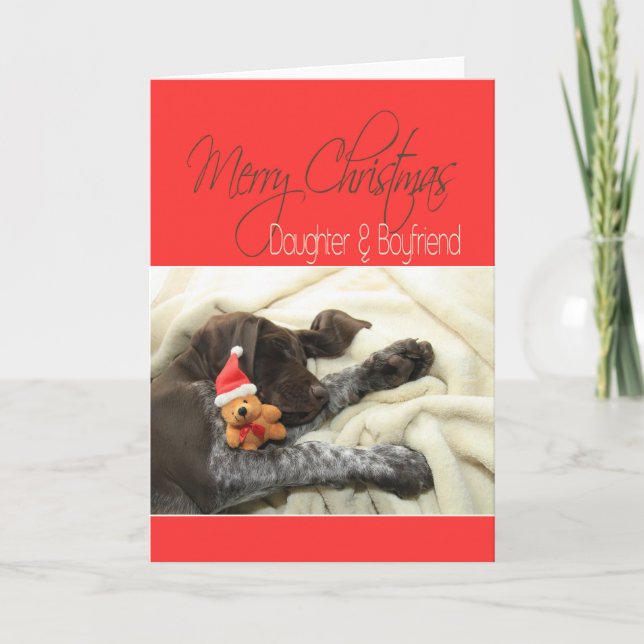 Daughter & Boyfriend Glossy Grizzy Weihnachten (Vorderseite)