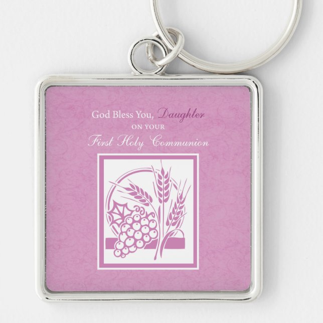 Daughter Erste Kommune, rosa Schlüsselanhänger (Vorne)