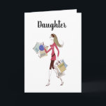 **DAUGHTER** FEIERT SIE!BIRTHTAG KARTE<br><div class="desc">ICH  DIESE KARTE PERSÖNLICH. ES SAGT ALLES... .*GLÜCKLICHER BIRTHTAG* UND * SCHAUMMER*</div>