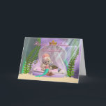 Daughter Geburtstagskarte mit kleiner Meerjungfrau Karte<br><div class="desc">Daughter Geburtstagskarte mit kleiner Meerjungfrau und Fischfreunden</div>