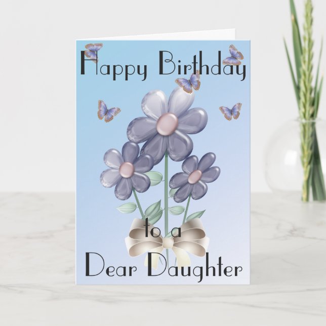DAUGHTER GREETCARD KARTE (Vorderseite)