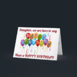***DAUGHTER*** HABEN EINEN FREUNDLICHEN GEBURTSTAG KARTE<br><div class="desc">FÜR ***IHRE TOCHTER***... ...  Sprichwort... ..****HABEN KAK UND HABEN EINEN FREUNDLICHEN GEBURTSTAG!!!**** MIT EINIGEN FREUNDLICHEN BALLOONS!</div>
