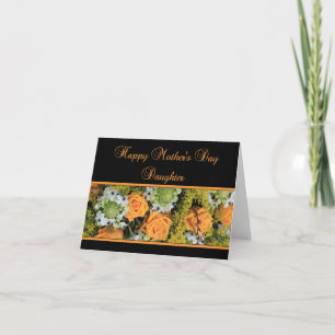 Daughter Happy Mother Day Rose Card Karte