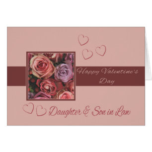 Daughter & Husband Happy Valentine's Day Rose