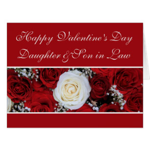 Daughter & Husband Happy Valentine's Day Rose