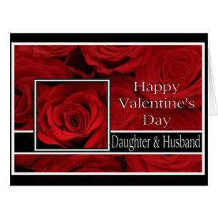 Daughter & Husband Happy Valentine's Day Rose