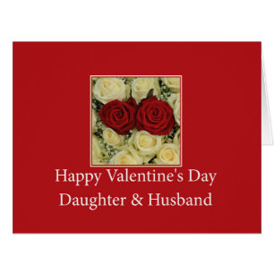 Daughter & Husband Happy Valentine's Day Rose