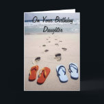 DAUGHTER=IHRE HERZLICHEN WÜNSCHE SIND GESPEICHERT KARTE<br><div class="desc">Haben Sie Spaß mit dieser STRANDGRAD-KARTE für "DEINE TOCHTER" und lass ihr,  wie glücklich es ist ihr "GEBURTSTAG und dass Sie ihr alles,  was ihr Herz wünscht!</div>
