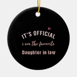 Daughter In Law Birthday Christmas  From Mor Keramik Ornament