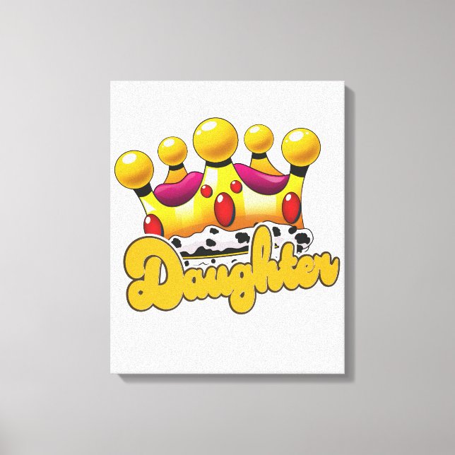 Daughter Kings Krone Leinwanddruck (Vorderseite)